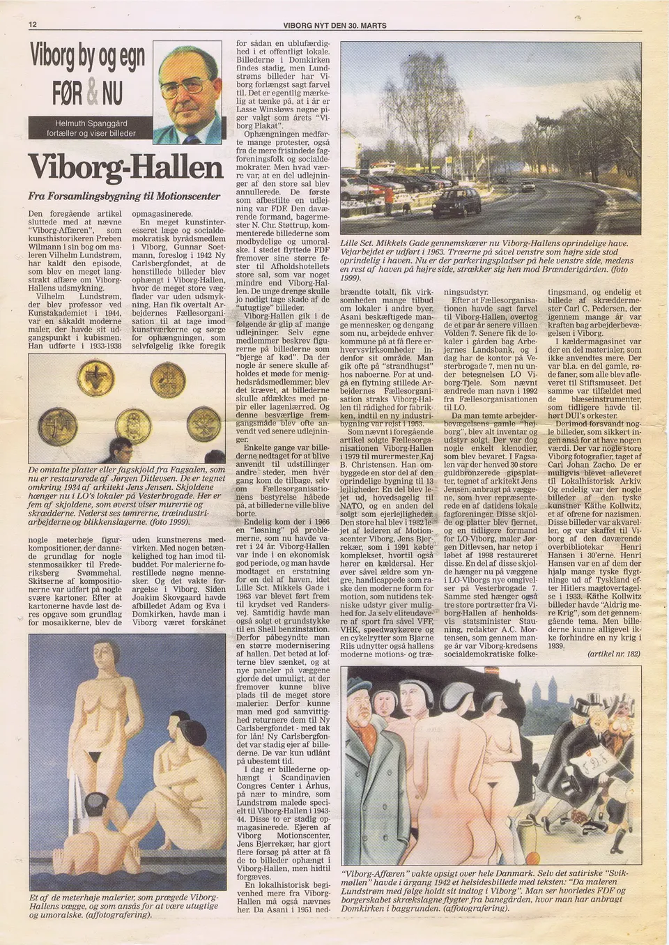 Avisudklip fra Viborg Nyt om Viborg Hallen, 30. marts 2019